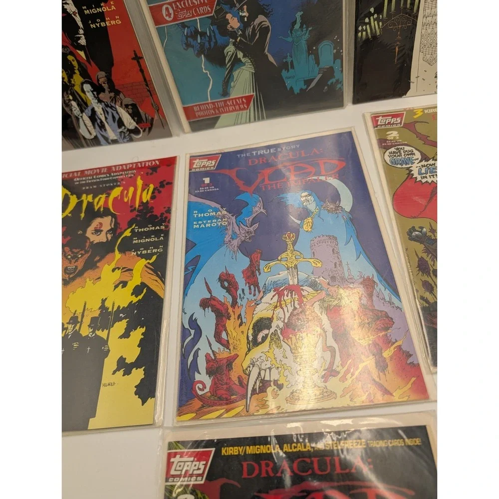 Bram Stoker's Dracula 1-4 And Vlad The Impaler 1-3 Topps Comic Complete